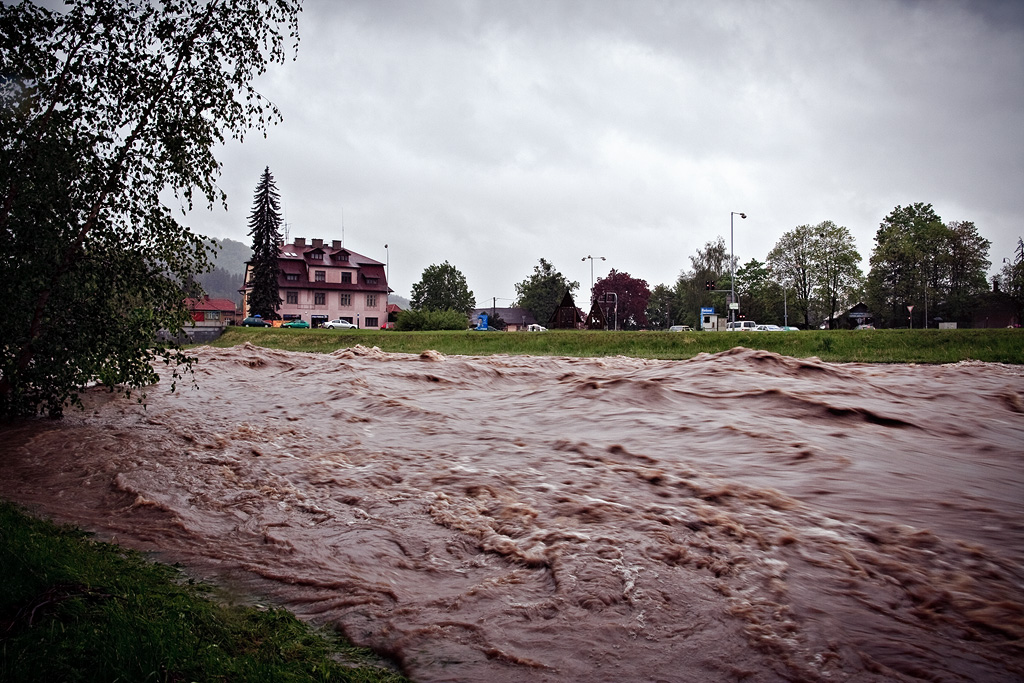 Floods - May 2010 (Rožnov p. R. , Valaššské Meziříčí, Bystřička)
