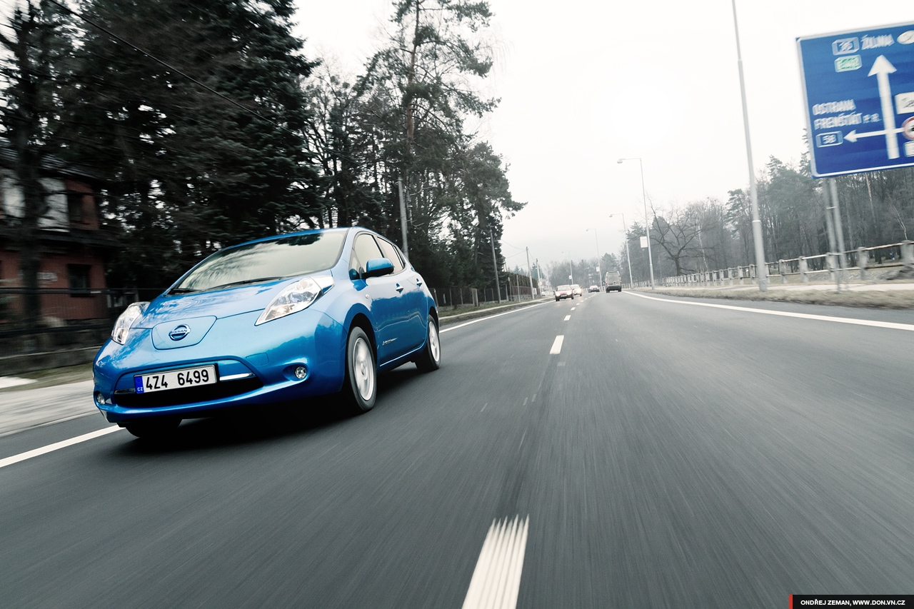 Nissan Leaf photoshoot