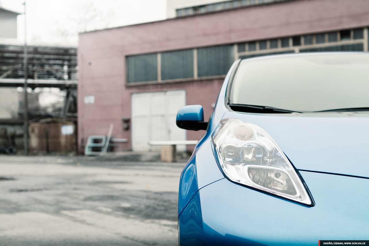 Nissan Leaf photoshoot
