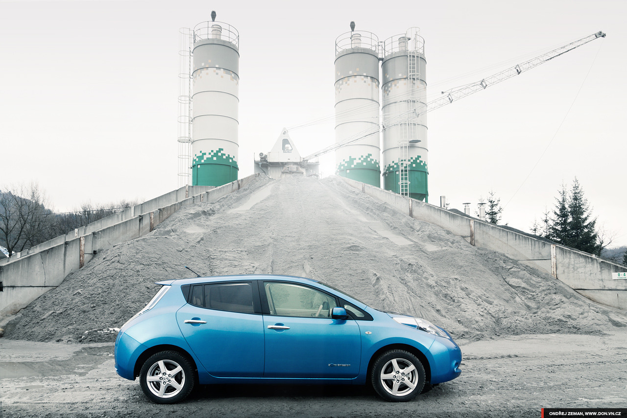 Nissan Leaf photoshoot