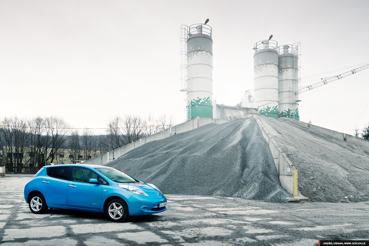 Nissan Leaf photoshoot