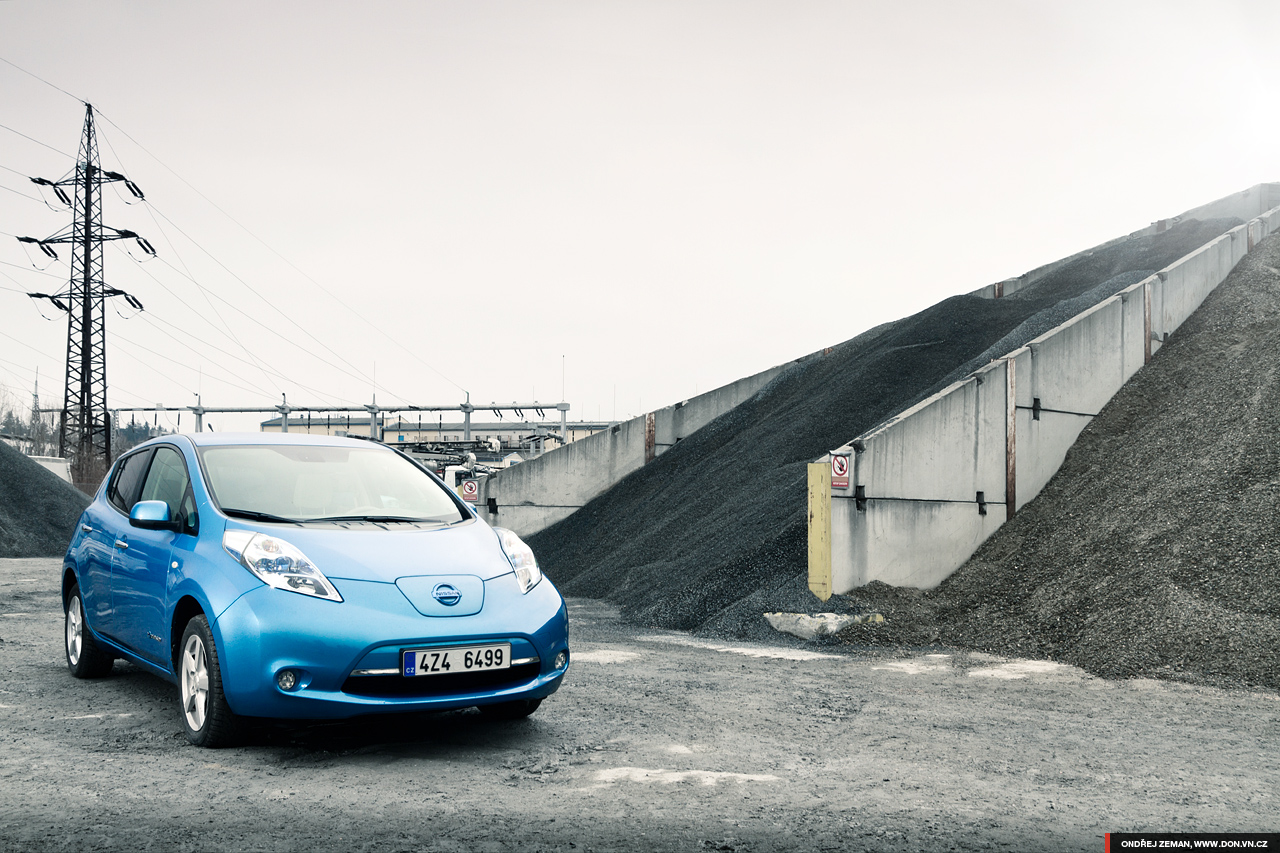 Nissan Leaf photoshoot