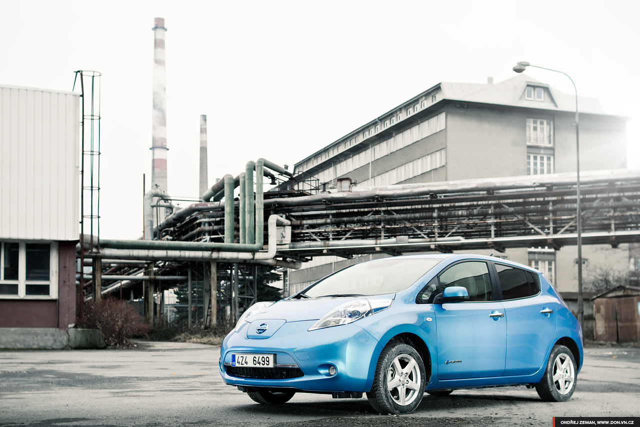 Nissan Leaf photoshoot