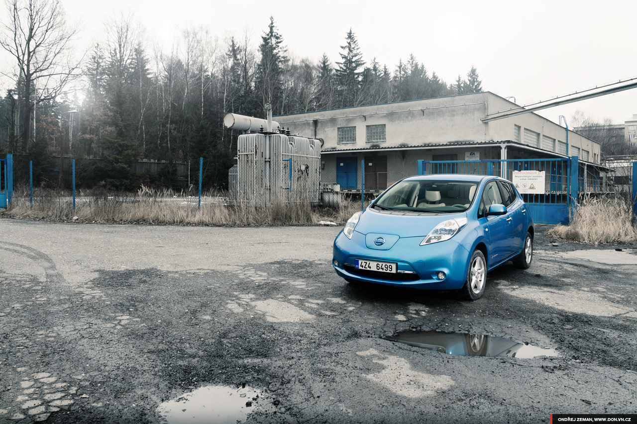 Nissan Leaf photoshoot