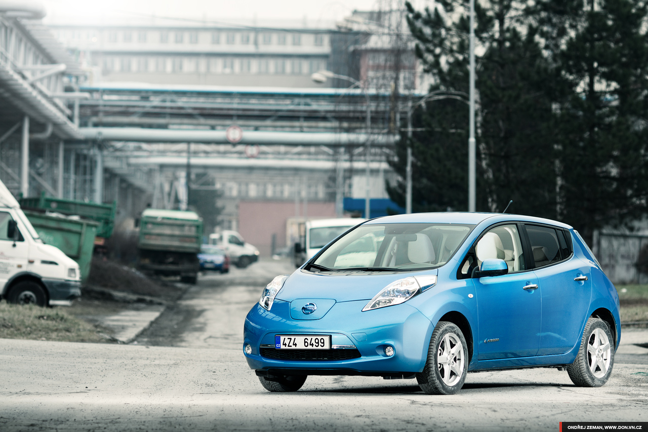 Nissan Leaf photoshoot