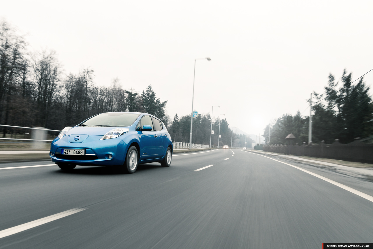 Nissan Leaf photoshoot