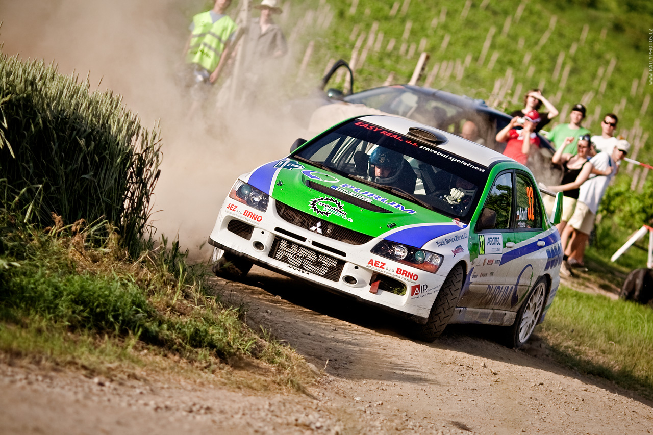 Agrotec Rally Hustopeče 2010 - Robert Adolf - Mitsubishi Lancer EVO IX