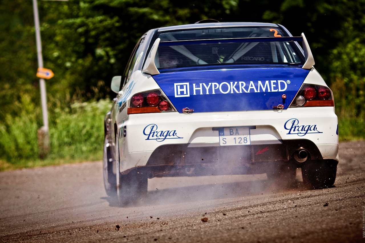 Rally Krkonoše 2010 - Roman Kresta - Mitsubishi Lancer EVO IX