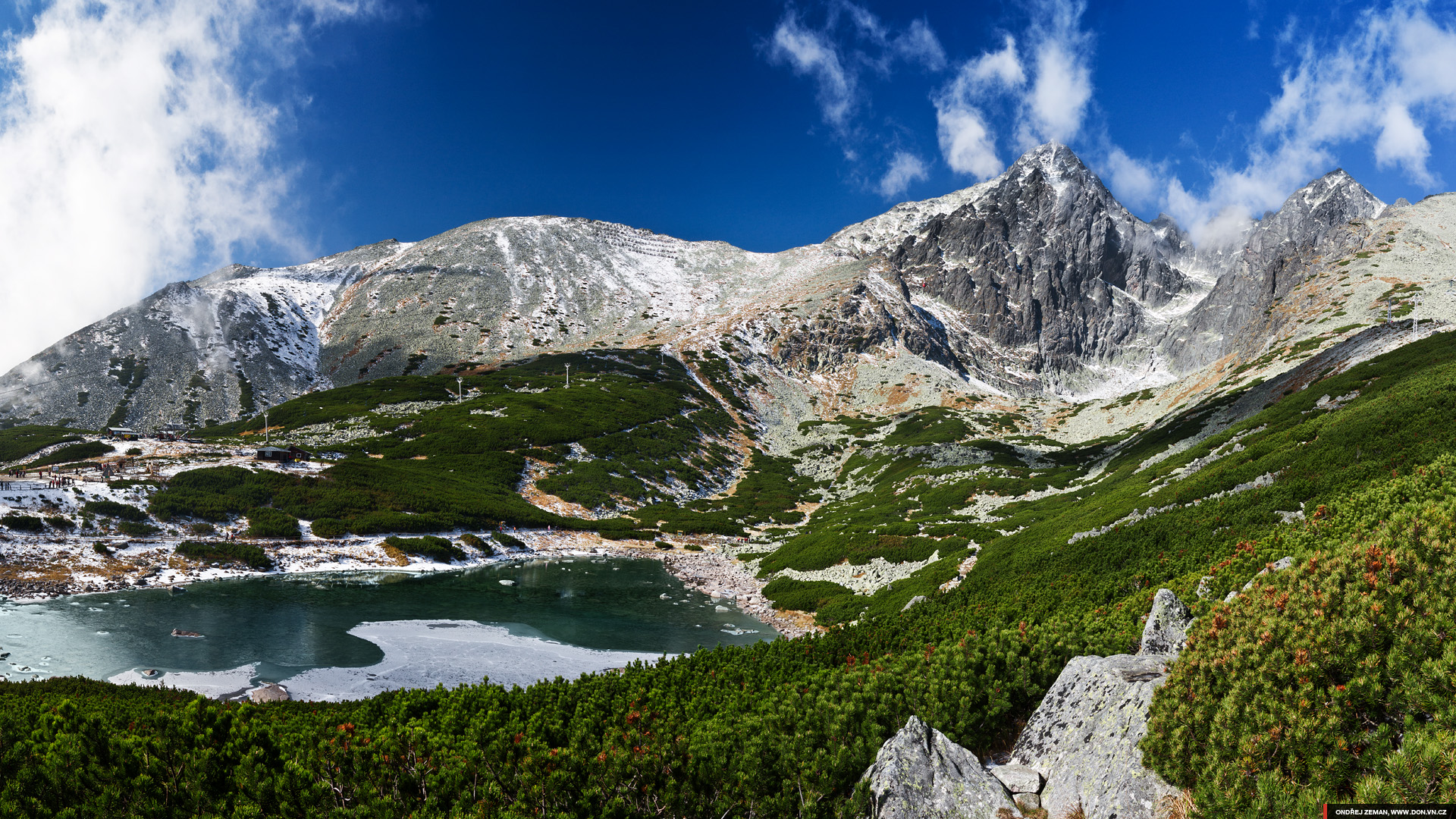 Skalnaté pleso - panorama