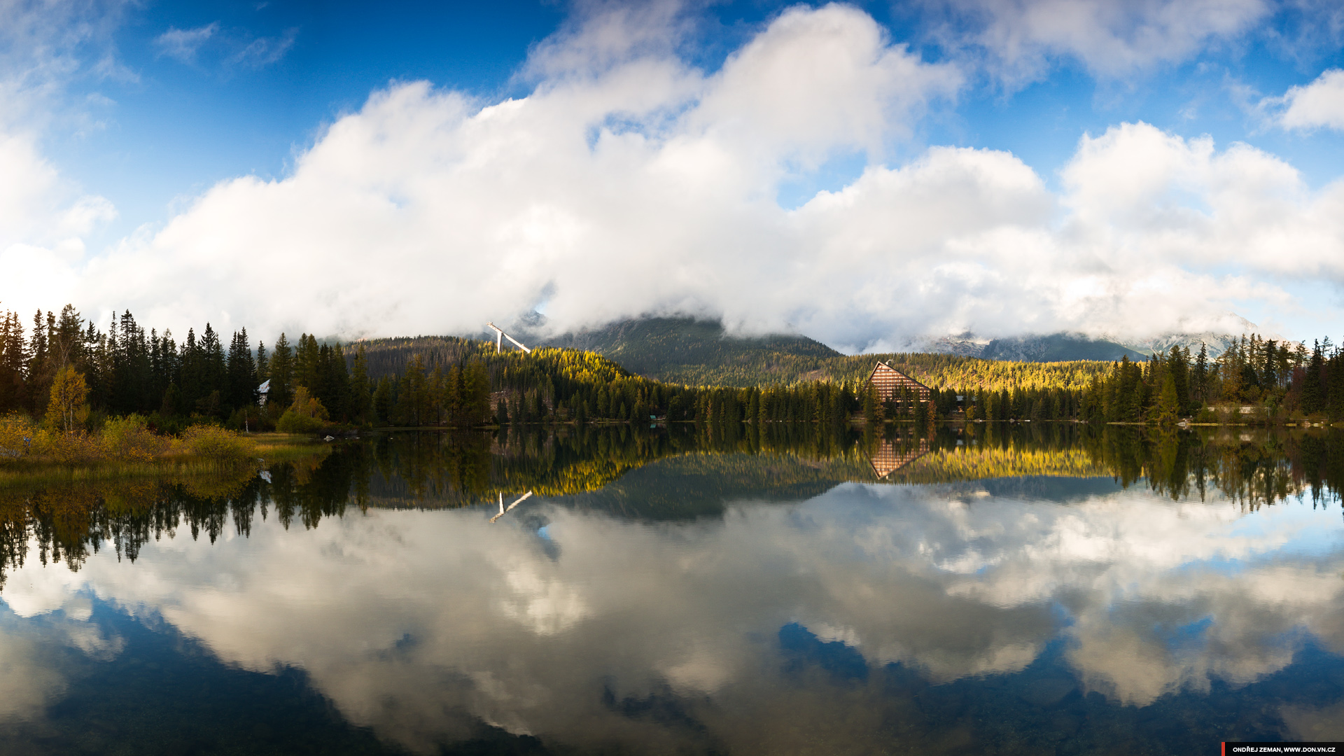 Štrbské pleso - panorama